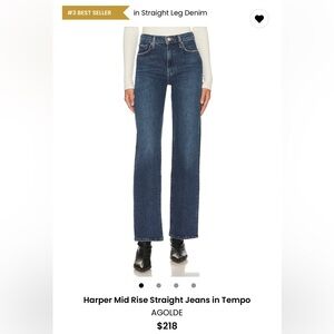 Agolde Harper mid rise jeans